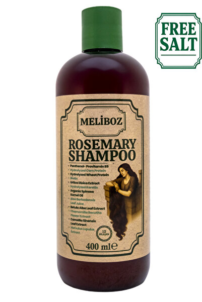 meliboz Biberiye Şampuanı 400 ml | Saç Dökülmesine Karşı | Biotin Keratin Pan...