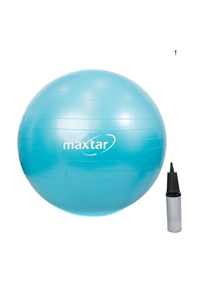 Maxtar Minge de gimnastică fitness 65 cm, 0,92 kg, albastră
