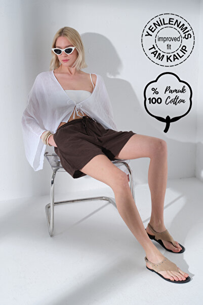 Maule 100% pamuk Muslin tkanina, udobna kroj Elastična vezica Sa džepovima Že...