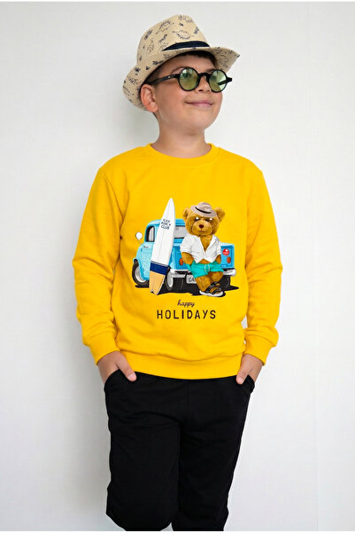 BookOrBook Happy Holidays Bear 100% Cotton Premium Quality Children's Tracksu...