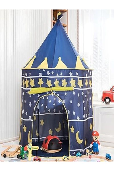KRUZZEL Cort de joacă pentru copii Palace Blue
