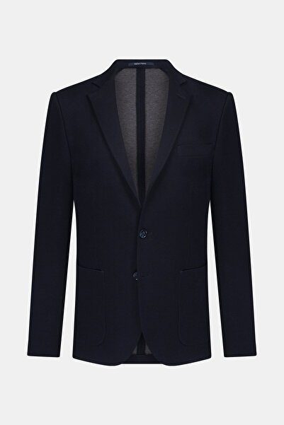 W Collection KOYU LACİVERT DÜĞMELİ CEKET