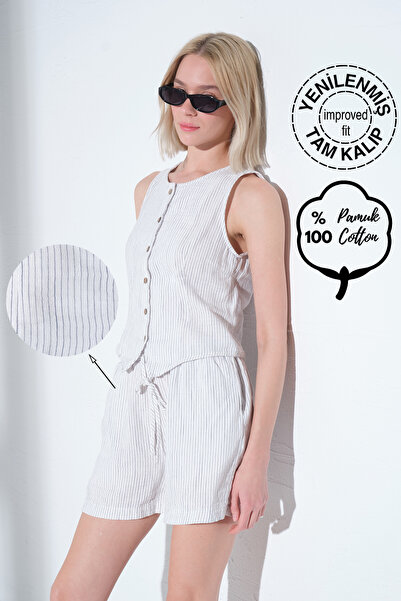 Maule 100% pamuk Muslin tkanina, udobna kroj Elastična vezica Sa džepovima Že...