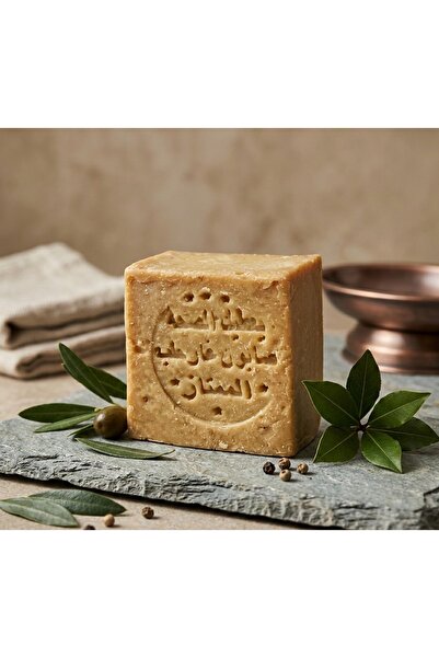 Natural Doğal Halep Arap Sabunu – Zeytinyağlı & Defneli Geleneksel Cilt ve Sa...