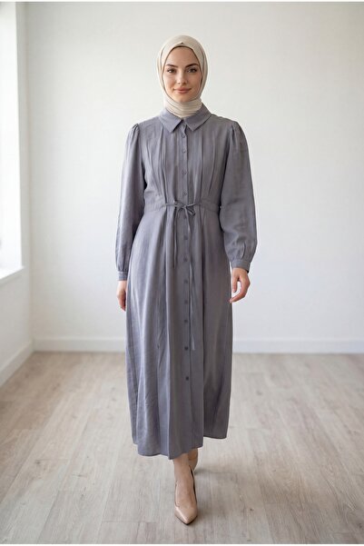 BENAHOLL Φόρεμα Modal Marista με λεπτομέρεια με πλισέ μπροστά και πίσω, με το...