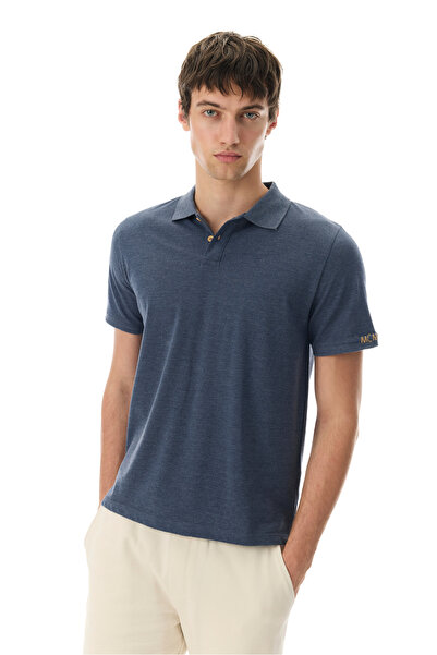 Mudo Embroidered Polo Collar T-Shirt