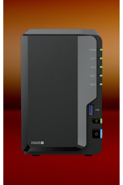 SYNOLOGY Ac1 Ds225Plus 2Bay X 3.5 Sata Support Raid(0-1) Nas Server Storage U...