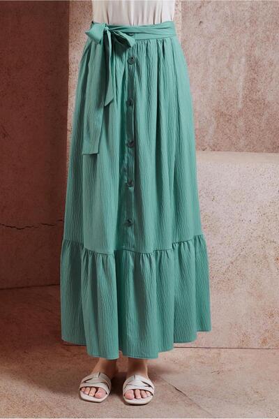 Alvina تنورة حجاب بحزام موديل 60590