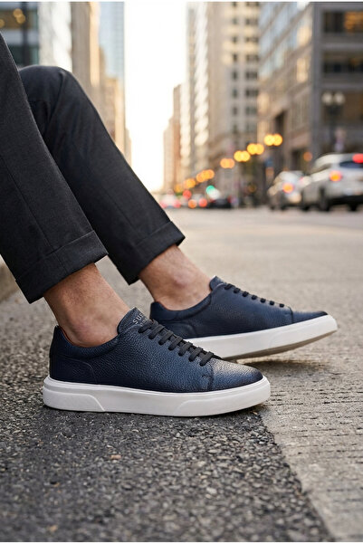 Lufian Tommy Men's Daily Comfort Sole Shoes 112230222-100200 Navy Blue