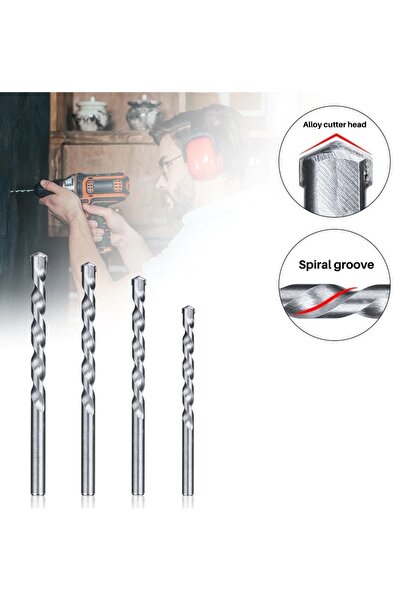 Depolife Beton Duvar Delme Matkap Uç Seti 5 Parça Elmas Delme Ucu Seti
