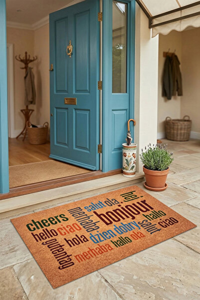 Valerine Life Dobrodošli otirač sa natpisom "Hello" na različitim jezicima za...