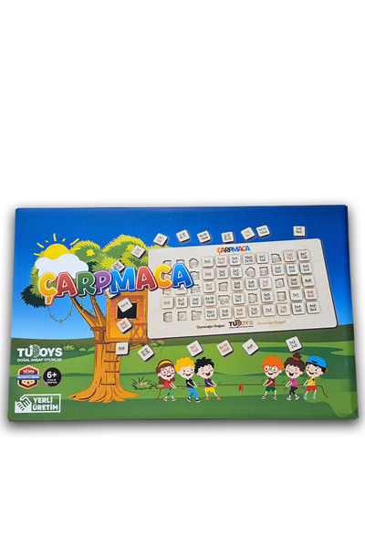 zeka oyunu Çarpmaca - Çarpım Tablosu Öğreten Oyun | Doğal Ahşap Eğitici Kutu ...