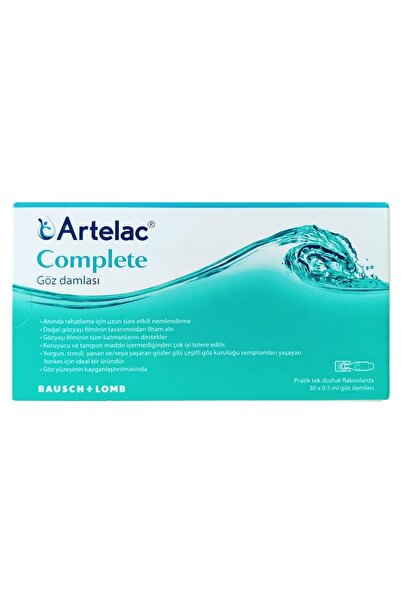 Bausch & Lomb Artelac Complete Damla 30 Flakon 0.5 ml