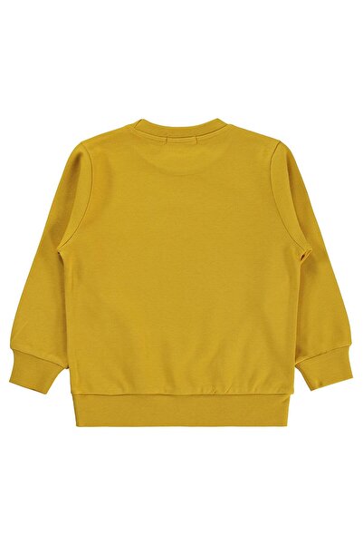 Civil Boys Cowboy Cactus Printed Sweatshirt for 2-5 Years - Mustard 4-5 Years