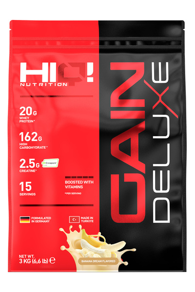 HIQ NUTRITION Hıq Gaın Deluxe 3 Kg Banana Dream Flavored