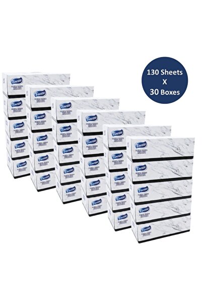 Finesse Kleenex Daily Care Facial Tissue - Pack of 30 Boxes