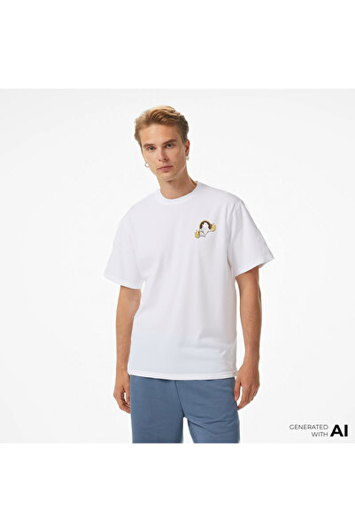 Converse Desert Sunset Erkek Beyaz T-Shirt