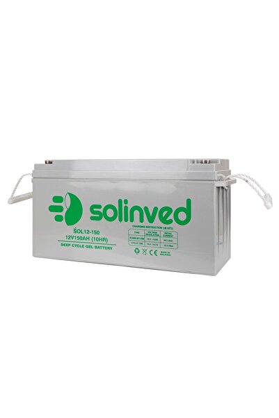 SOLİNVED 12V 150AH Jel Akü - SOL12-150