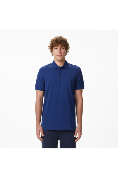 Lacoste Erkek Regular Fit Saks Mavi Paris Polo