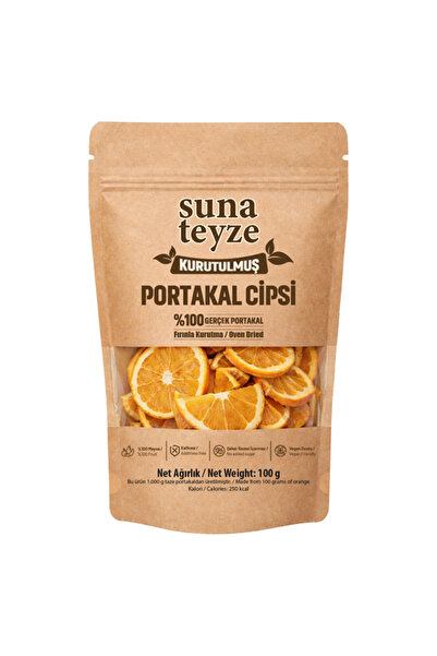 Suna Teyze Dried Orange Slices 100 g Oven Dried Natural Without Additives