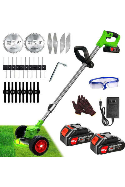 unbranded ELECTRIC BRUSHCUTTER WITH WHEELS