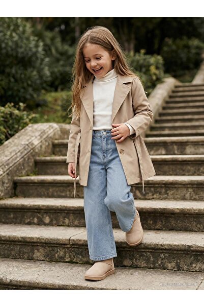 Civil Girls Kız Çocuk Ceket 6-9 Yaş Bej