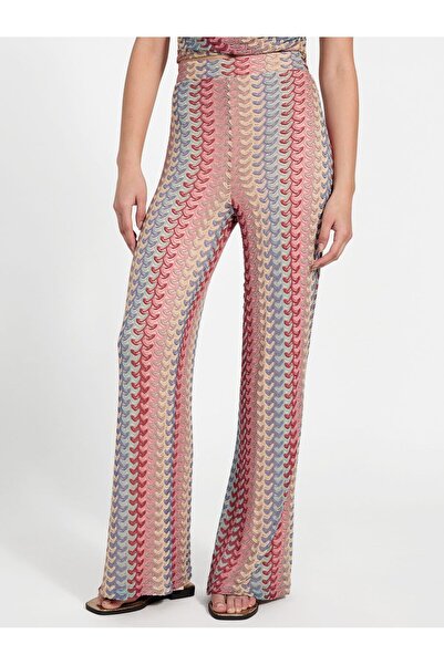 Guess Striped wide-leg pants