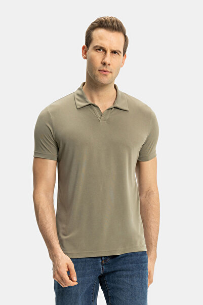 W Collection HAKİ POLO YAKA T-SHIRT