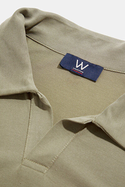 W Collection HAKİ POLO YAKA T-SHIRT