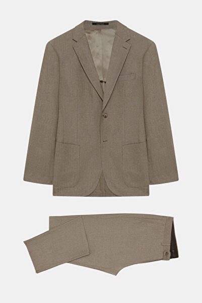 W Collection KAHVE DÜĞMELİ TAKIM ELBİSE