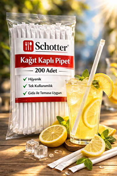 Broken Stone Paper Wrapped Straws 200 Pieces – Disposable Drinking Straws