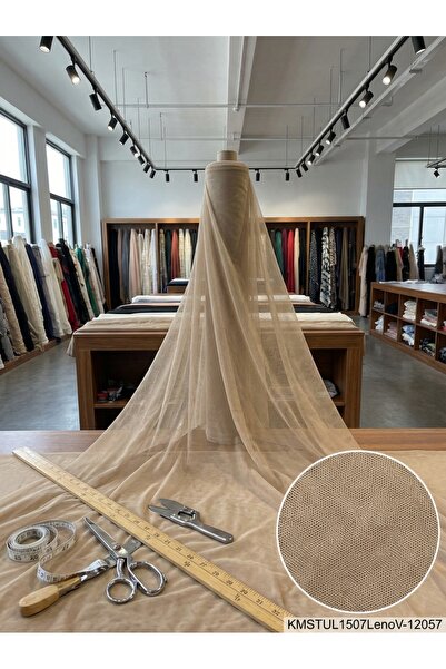 LEVENT ÖZEL Petek Dokulu Dekoratif Tül Perdelik Kumaş 100en300boy