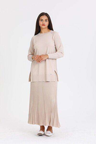 Niliwi 3021 ETK RİP ÖRGÜ PİLİSE ETEK RAYON (BASİC)