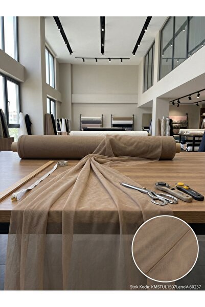 LEVENT ÖZEL Petek Dokulu Dekoratif Tül Perdelik Kumaş 100en300boy