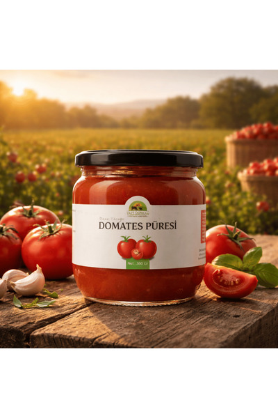 Taze Dükkan Domates Püresi ( Dana Yüreği Cinsi Domates) 380gr