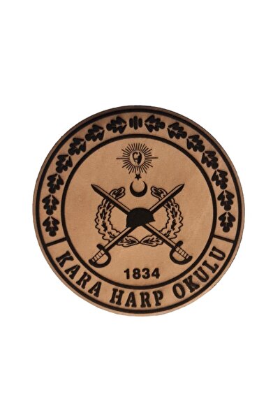 Seyhan Askeri Malzeme KARA HARP OKULU Deri PEÇ - Arma - Leather Patch