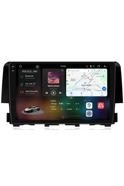 NavStore Navigatie Dedicata Honda Civic (2015-2021), 2K, 12Gb Ram, 256Gb Stoc...