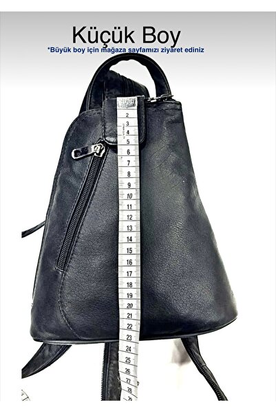 Mocikon Genuine Leather Handmade Small Size Different Design Unisex Backpack ...