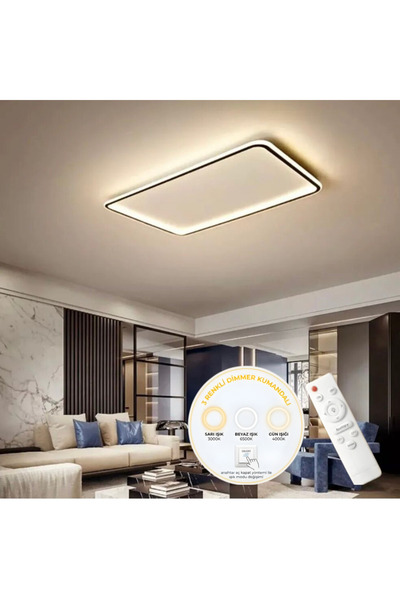 Vonalight 60x40cm 3 Işık Renk,Led, plafonyer,salonavize,koridor,Lamba,plafony...