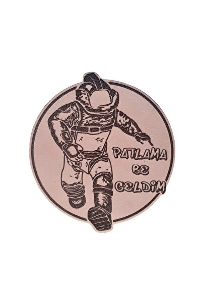 Seyhan Askeri Malzeme EOD Bomba İmha Deri PEÇ -Geldim Geldim Patlama -Arma - ...