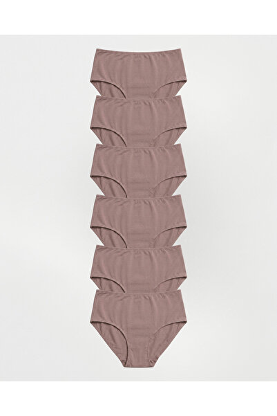 Amarelle Mila Mocha Visok struk 6-pak Pamuk gaćica