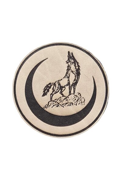 Seyhan Askeri Malzeme BOZKURT HİLAL Deri PEÇ - Arma - Askeri Patch