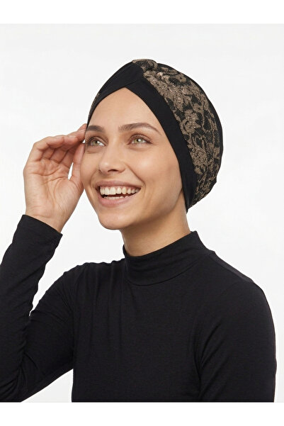 elysianfidan Ειδική σχεδίαση Μαύρο πάνω από μπεζ έθνικ μοτίβο δαντέλα με επέν...