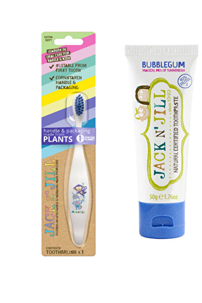 Jack N'Jill Jack N' Jill Jack N Jill Sakız Aromalı Macun - Unicorn Diş Fırças...