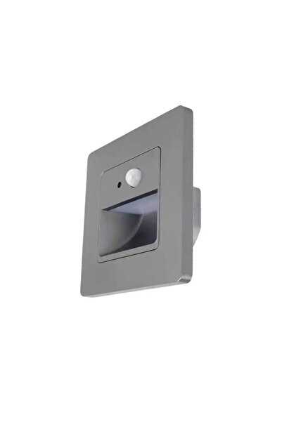 ACK KARE SENSÖRLÜ GRİ KORİDOR SPOT 1W 3000K