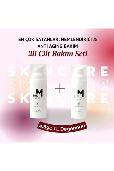 2'li Gece & Gündüz Cilt Bakım Seti: Nemlendirici Krem 50 ml , Anti Aging Krem 50 ml