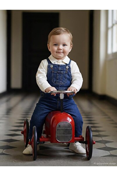 Civil Baby Cep Detaylı 6-18 Ay Slopet - Mavi 6-9 Ay