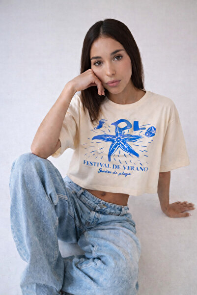 Sheesy Μπλουζάκι με ανοιχτόμενο μέσο SOL