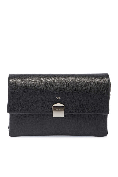 Tergan Siyah Hakiki Deri Erkek Portföy Çantası - S1PC00021230-A6L