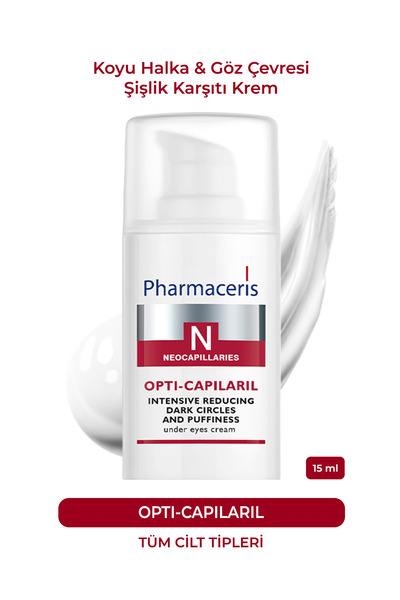 Pharmaceris Opti-Capilaril | Koyu Halka & Göz Çevresi Şişlik Karşıtı Krem (15ml)